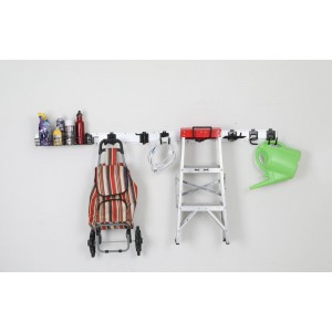 8 in 1 Fast Track Wall Organizer System